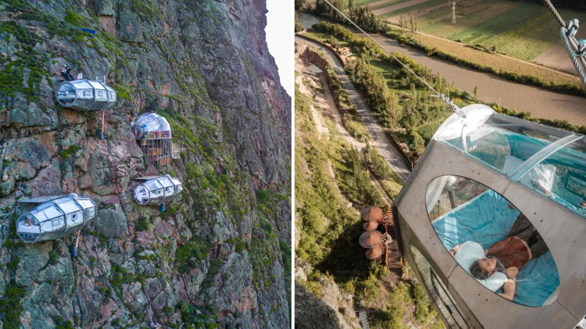 Adventure Capsule and Cliff Cabin