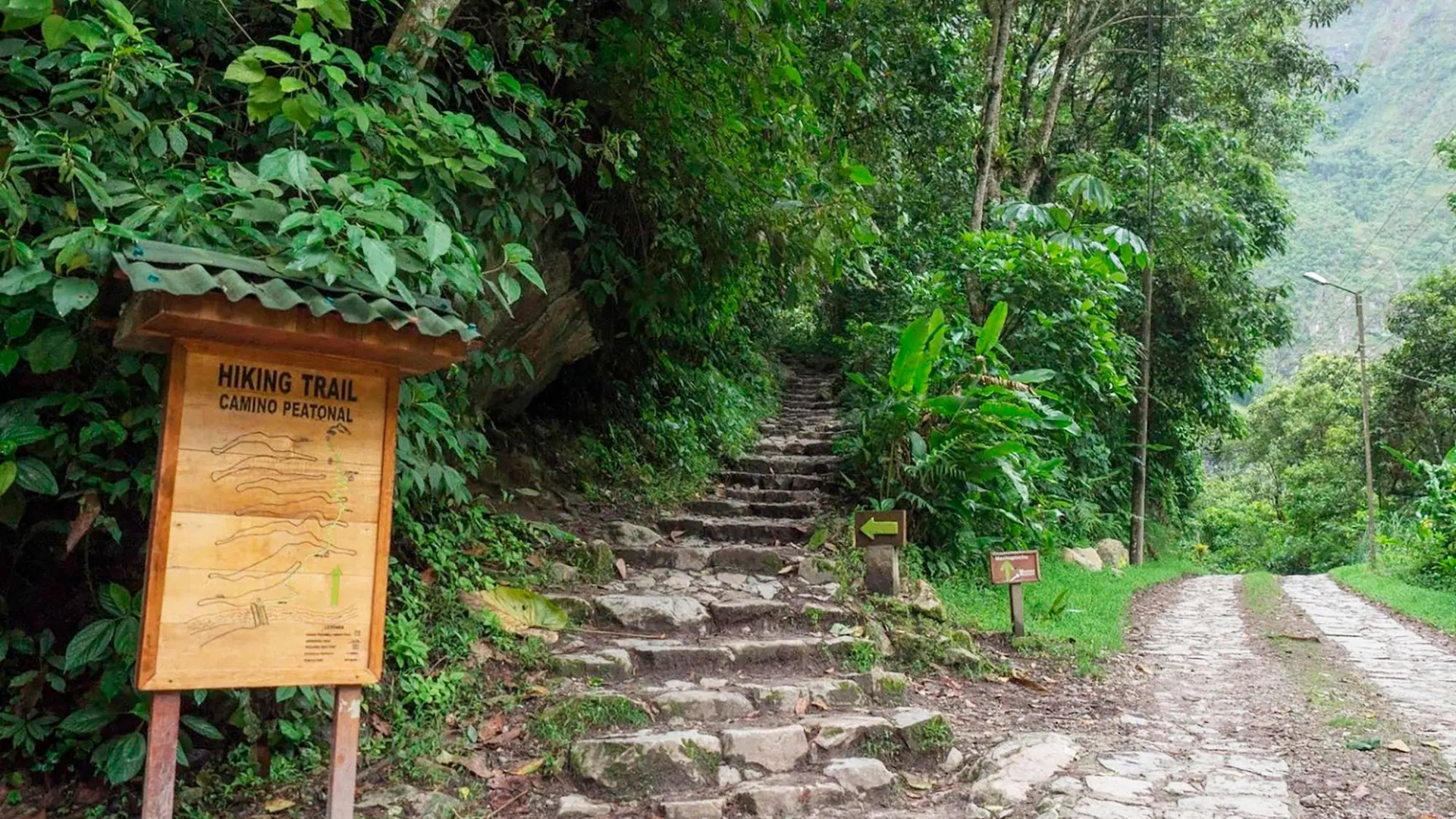 Ascent on the way to Machu Picchu