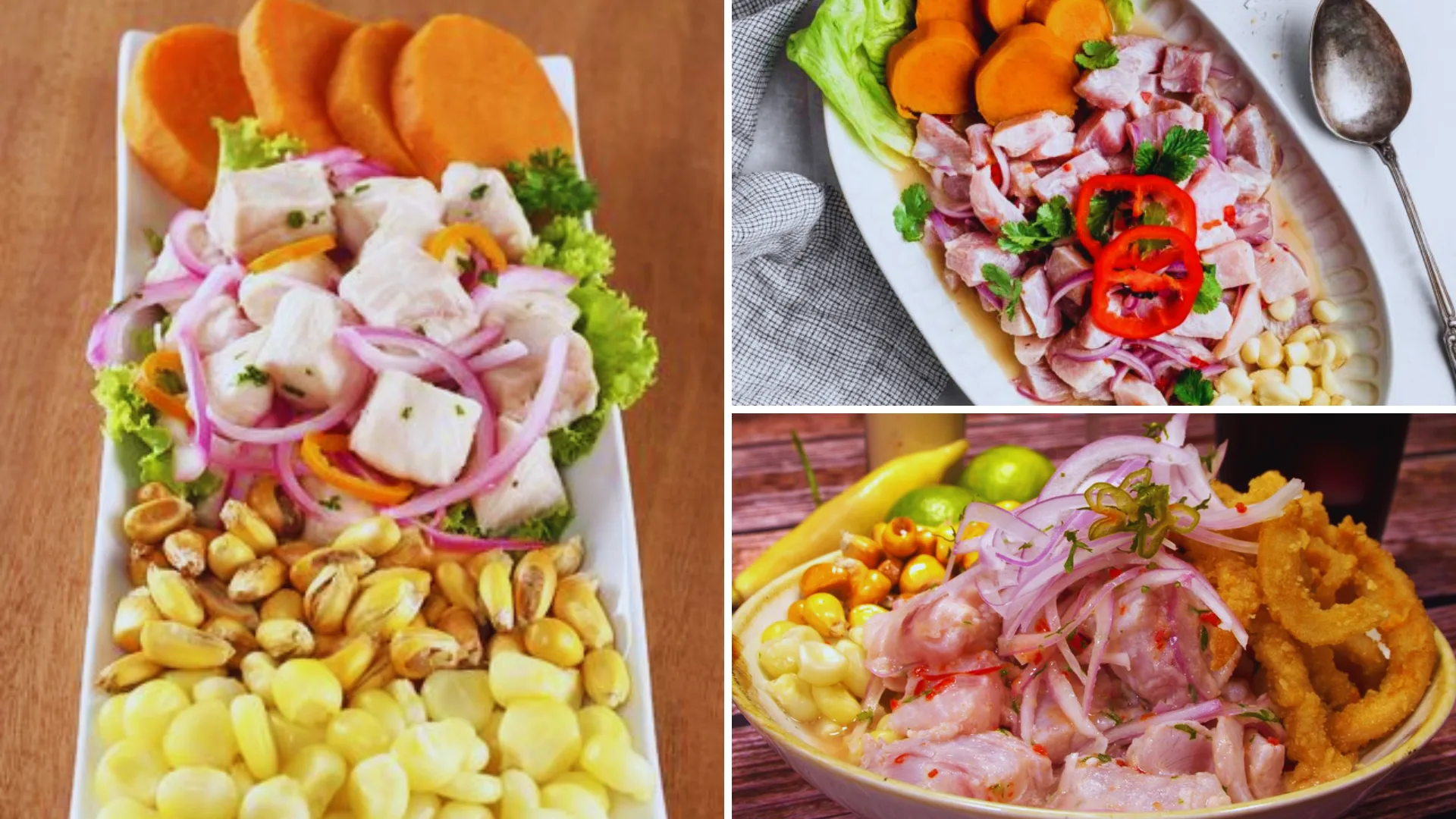 Ceviche presentations