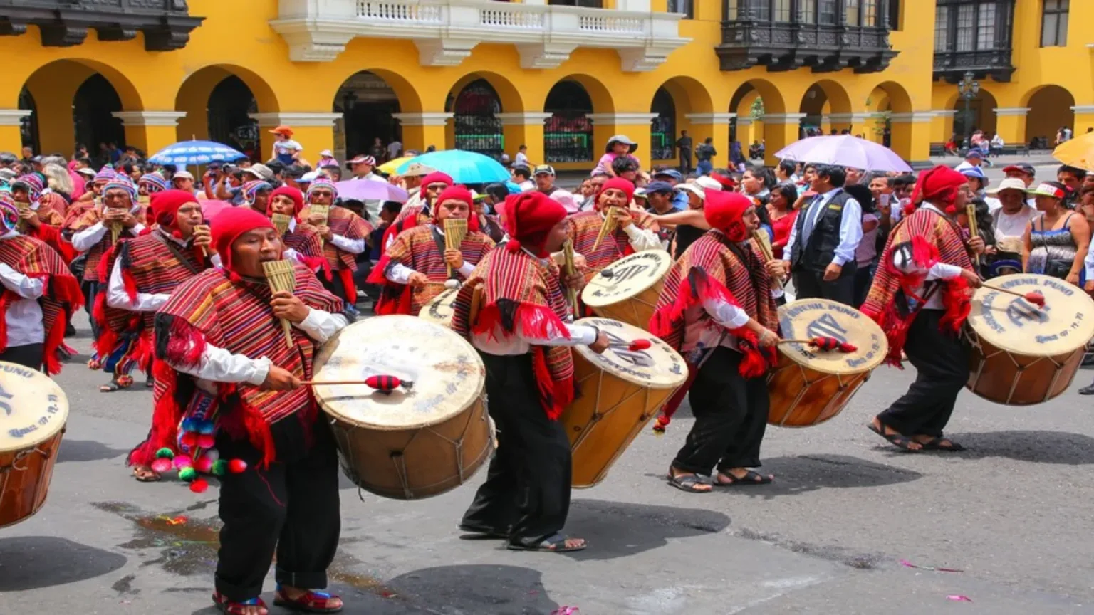 Celebración de la Fiesta de la Virgen de la Candelaria en Puno