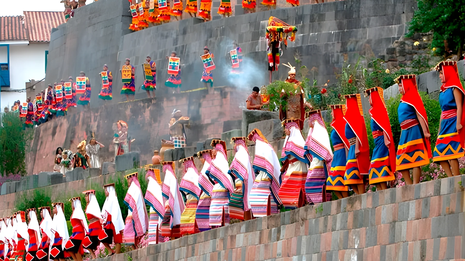 Inti Raymi ceremony at Coricancha Temple