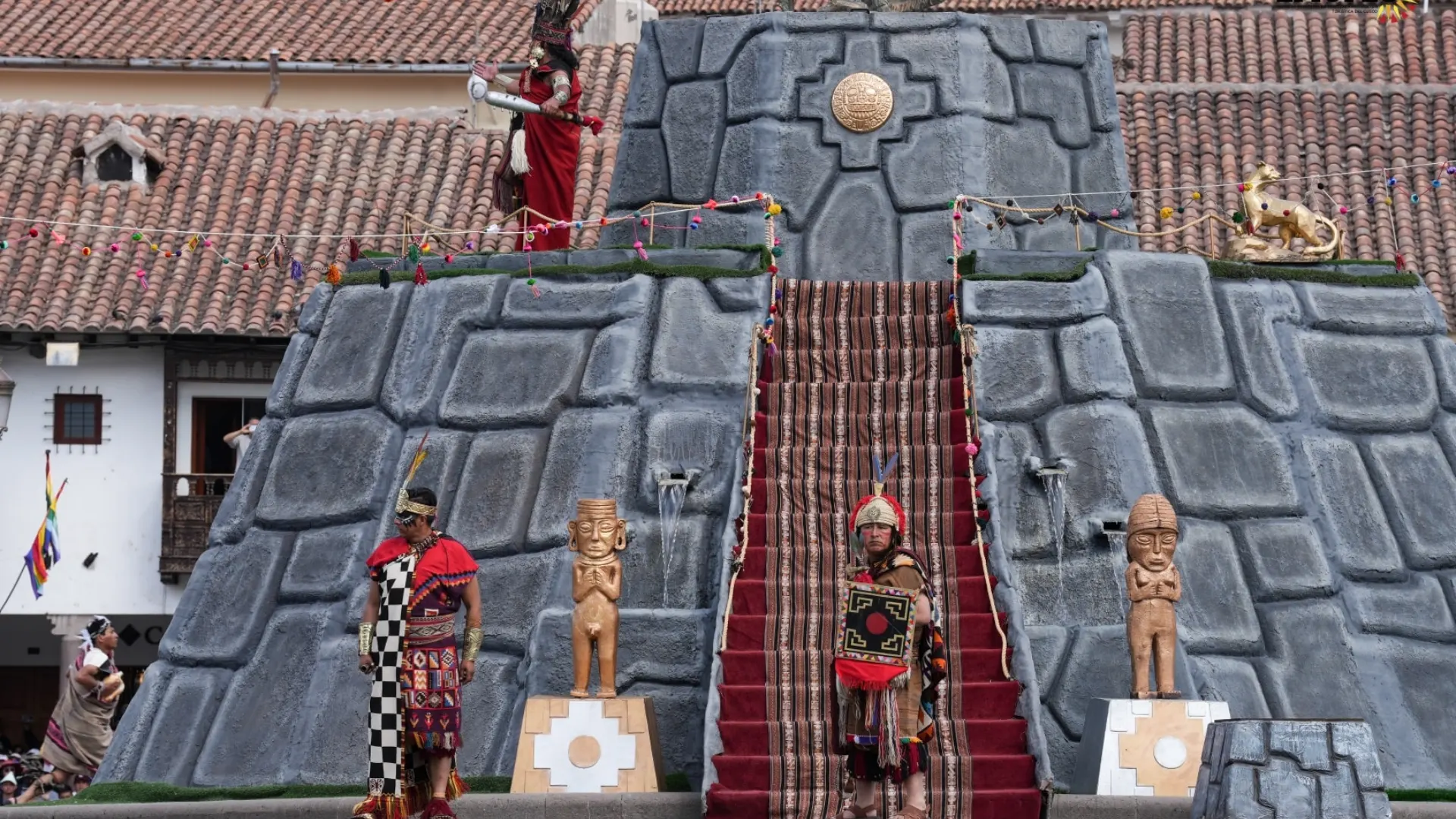 Inti Raymi procession in Cusco Plaza de Armas