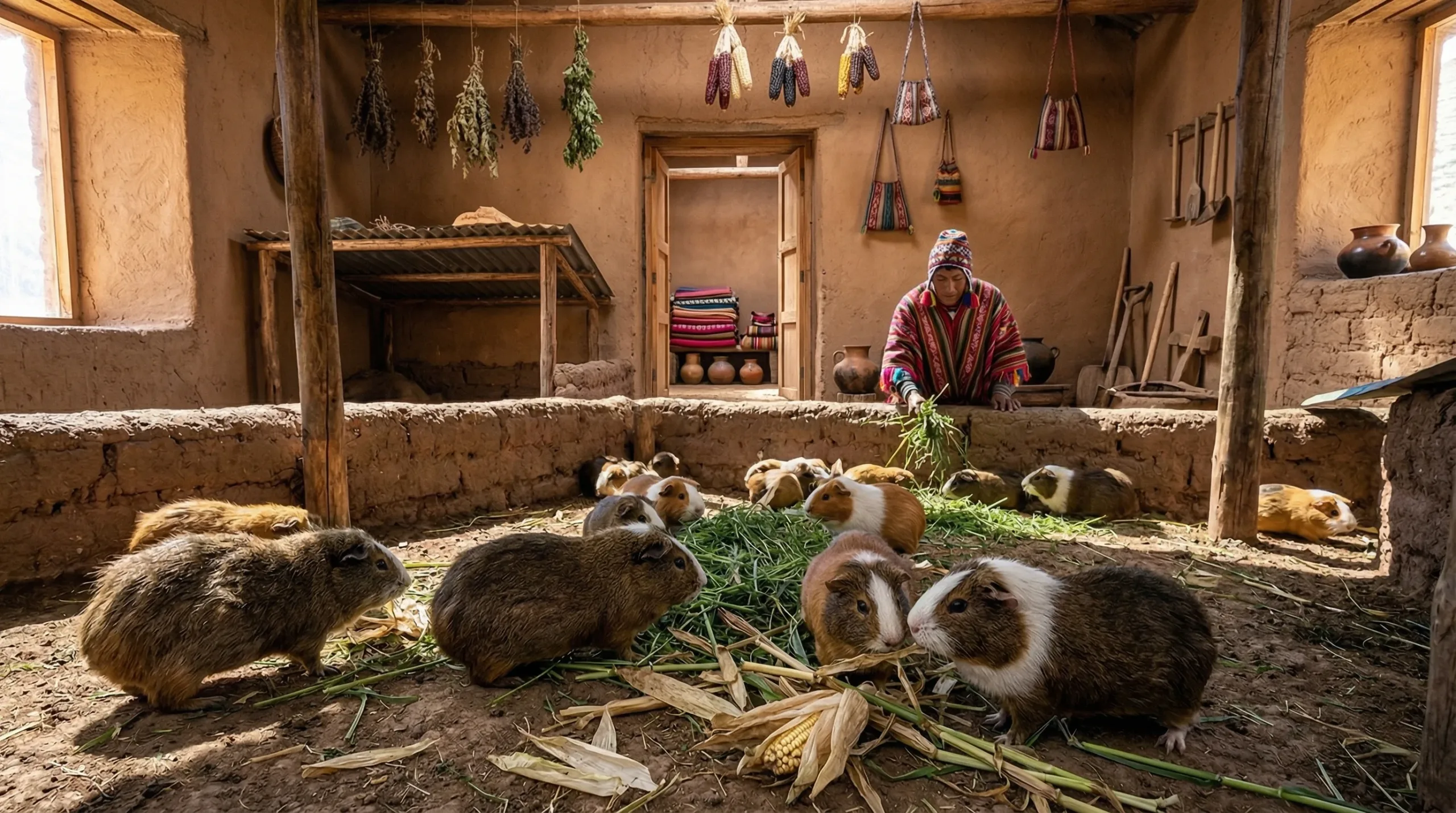 Inti guinea pig breed in Peru