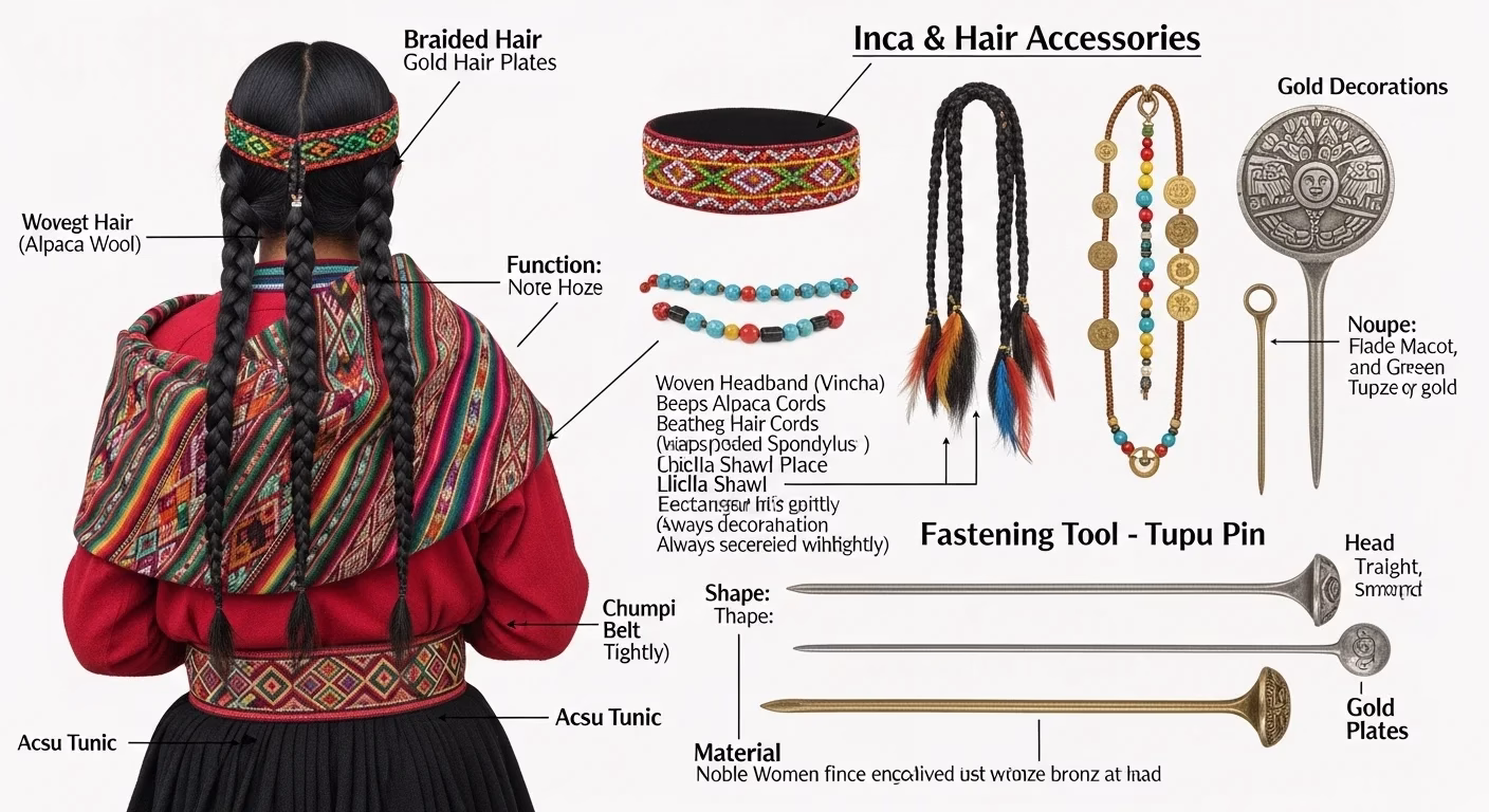 Jewelry Hairstyles and Accessories of Inca Women