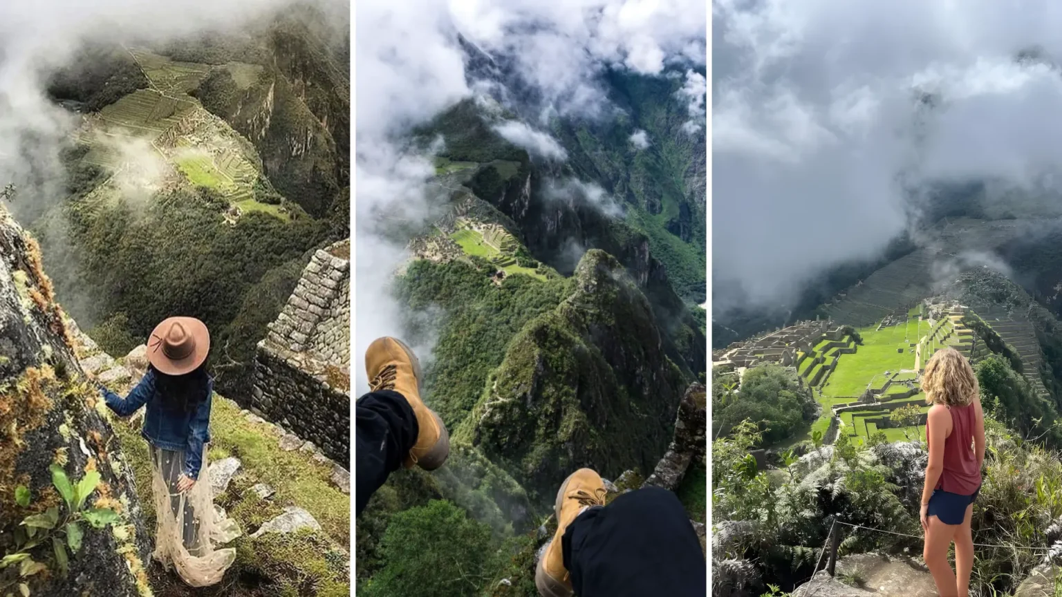 MONTAÑA HUAYNA PICCHU – MONTAÑA MACHU PICCHU – MONTAÑA HUUCHUY PICCHU