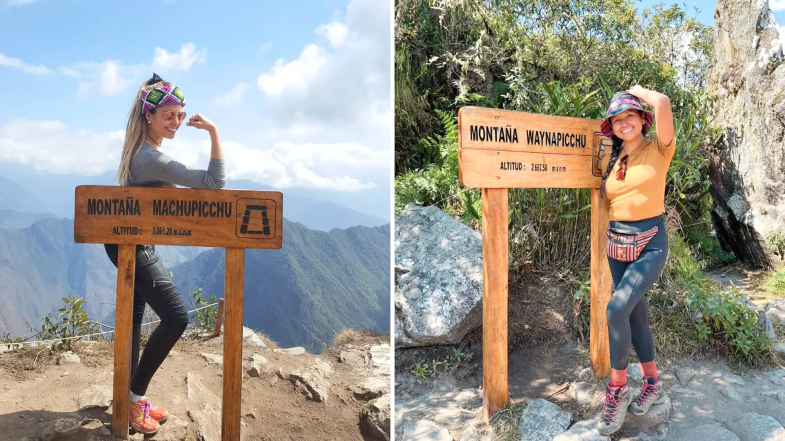 Montaña Machu Picchu vs. Montaña Waynapicchu