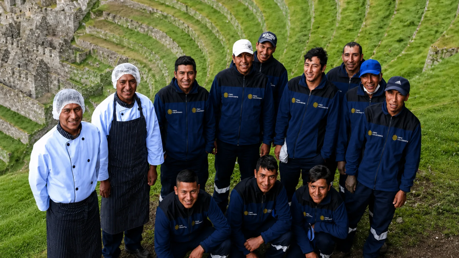 Porteadores en el Camino Inca