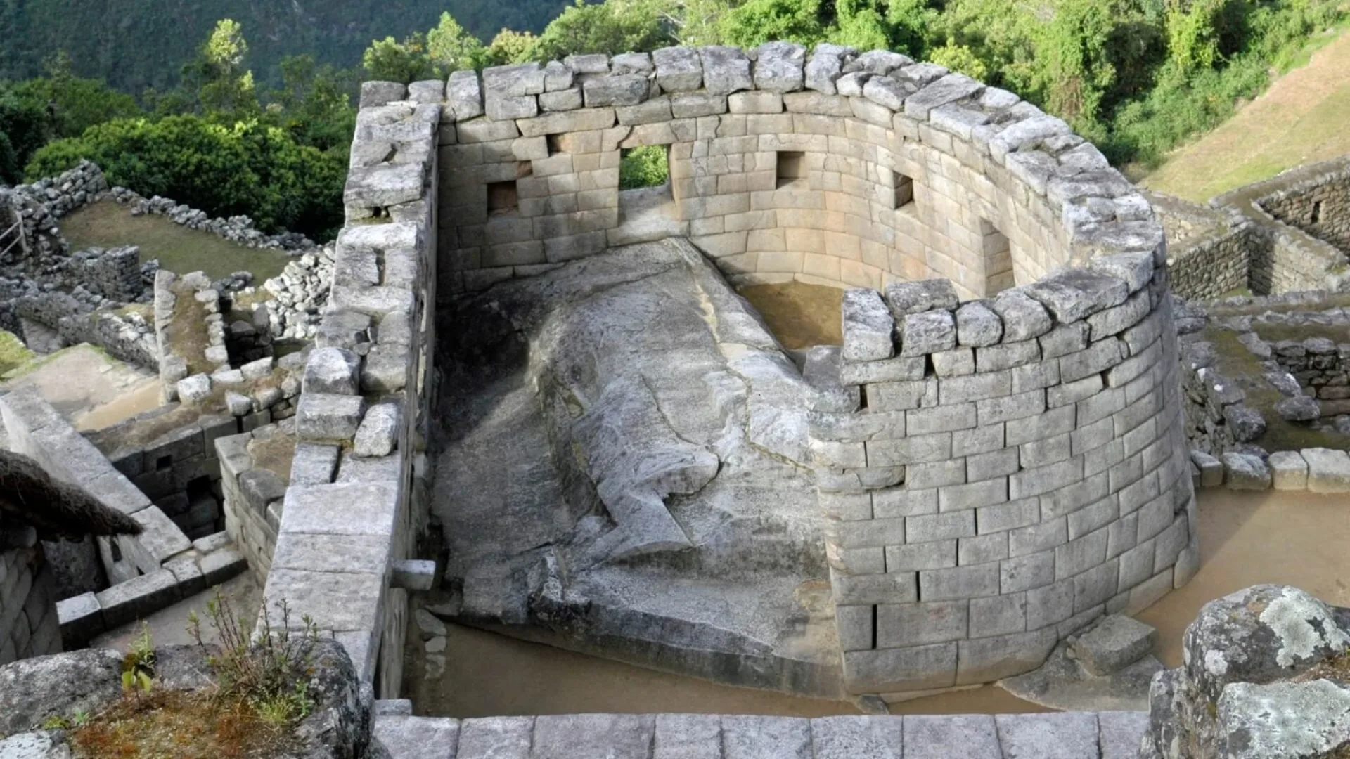 The Temple of the Sun at Machu Picchu
