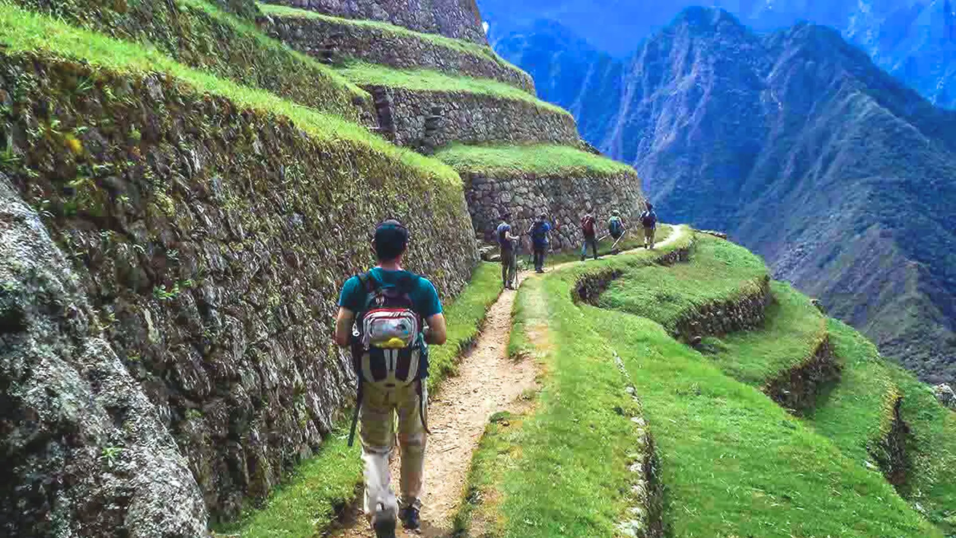 Trekking the Classic Inca Trail toward Machu Picchu