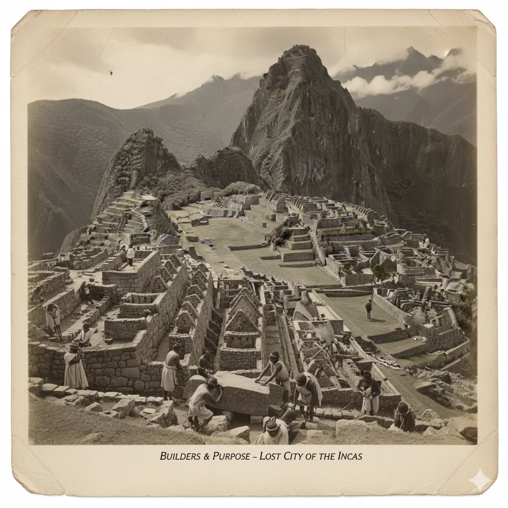 Who built Machu Picchu and the real purpose of the lost city
