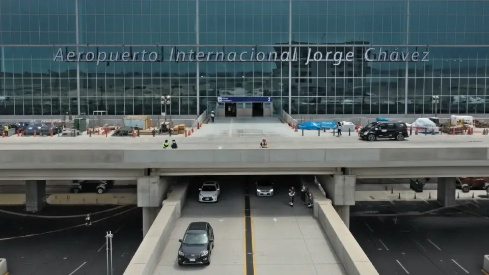 Aeropuerto Jorgue Chevez en Lima capital del Perú