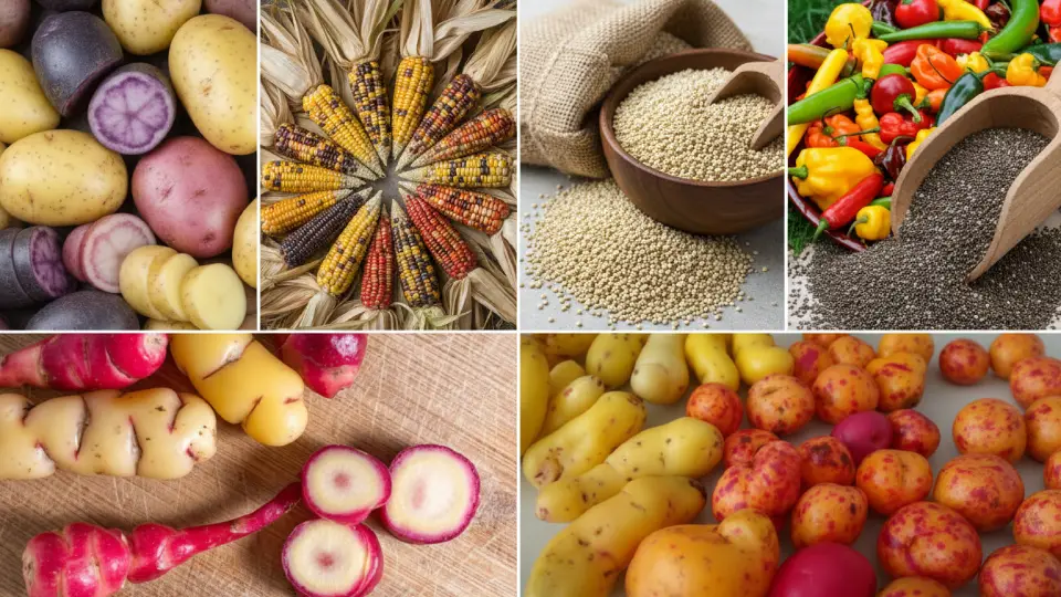 Main foods of Inca agriculture