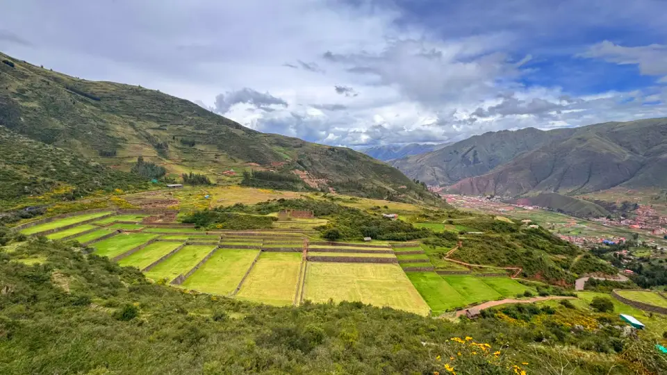 Terraces of Tipon representing Inca agriculture