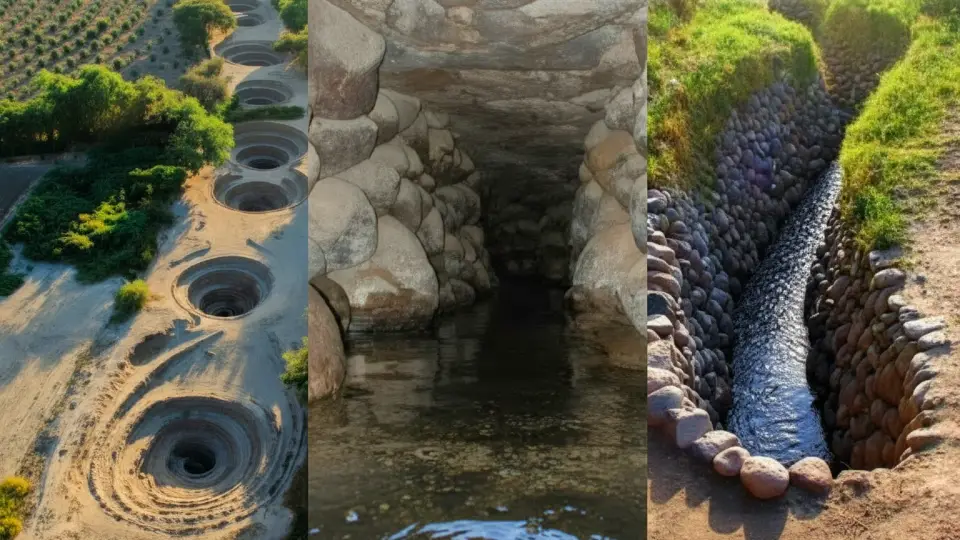 Pre-Inca water capture system reused for Inca agriculture