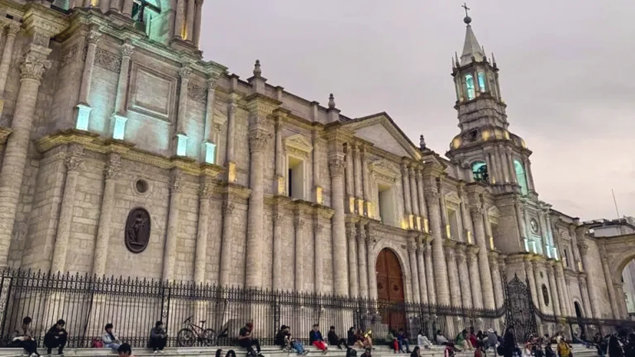 View of Arequipa’s historic center featured by Variety magazine