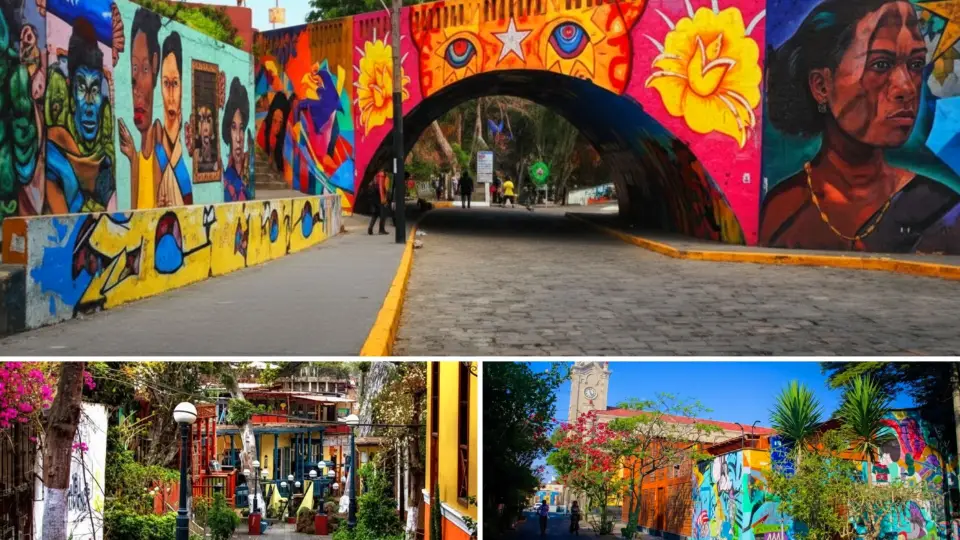 Bohemian neighborhood of Barranco in Lima