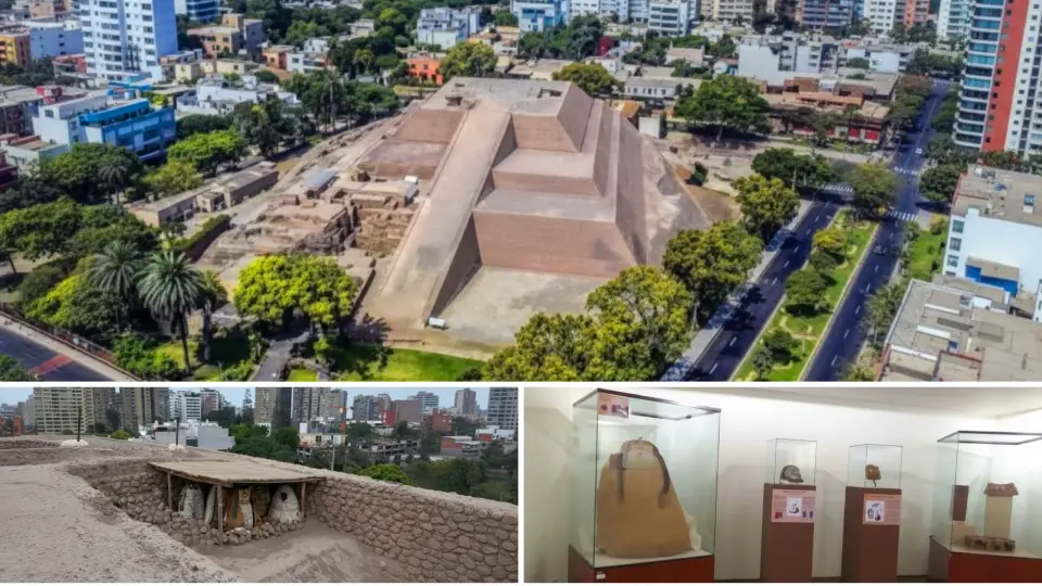 Image showing Huaca Huallamarca in Lima.