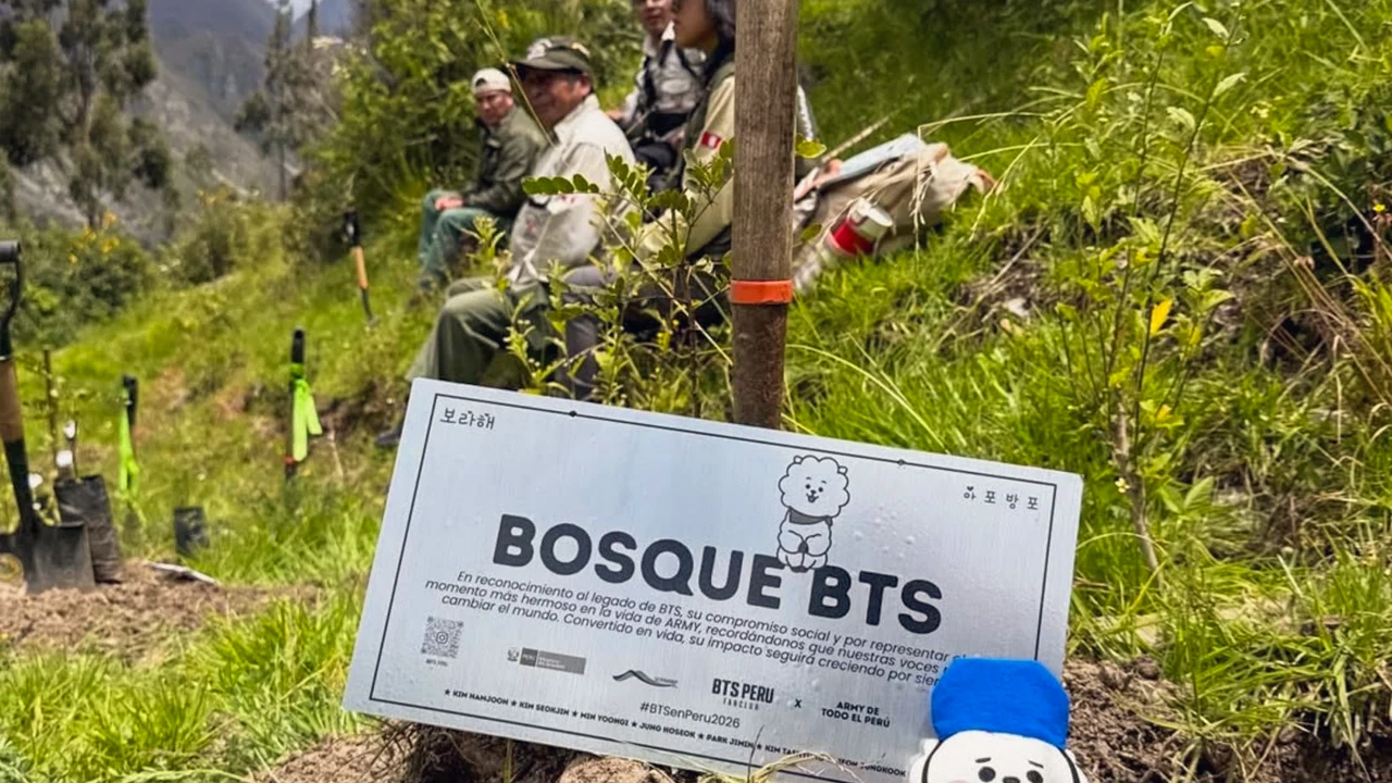 Bosque BTS at Machu Picchu