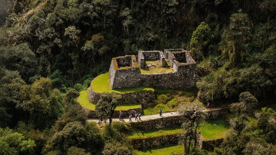 Sitio arqueologico de Conchamarca que observaras en Camino Inca a Machu Picchu
