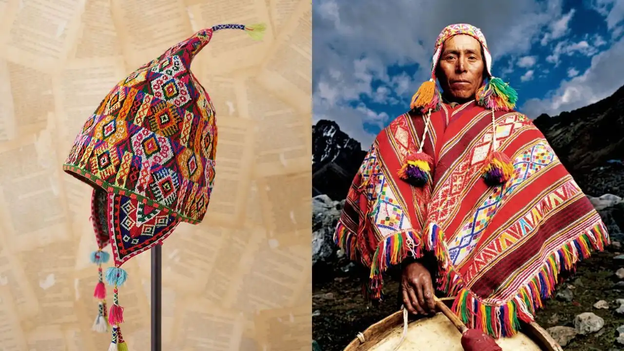 Un Chullo y un Poncho tradicionales.