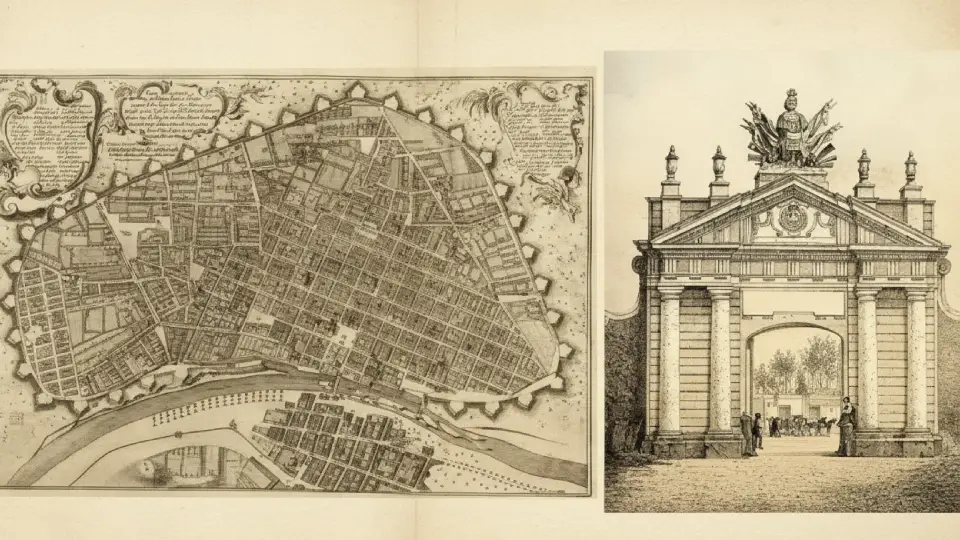 Gates of Lima, capital of Peru, during the colonial period
