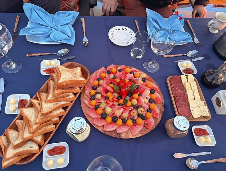 desayuno gourmet en camino inca lujo