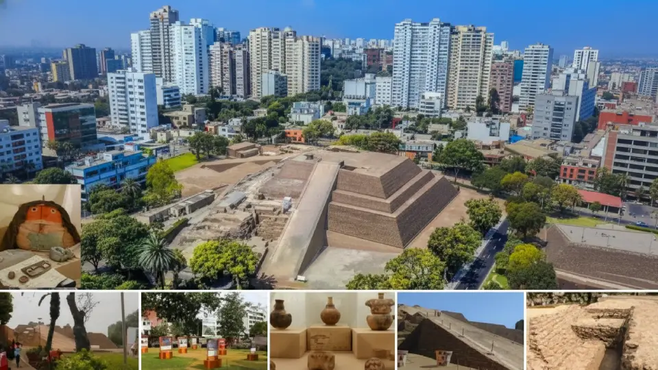 Sacred Huaca Huallamarca in Lima