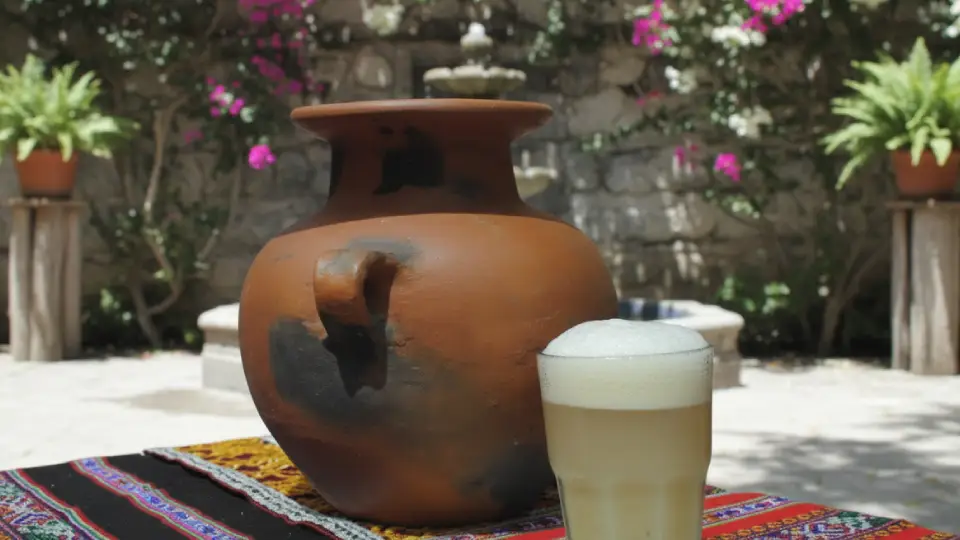 Chicha de jora en Huánuco Perú
