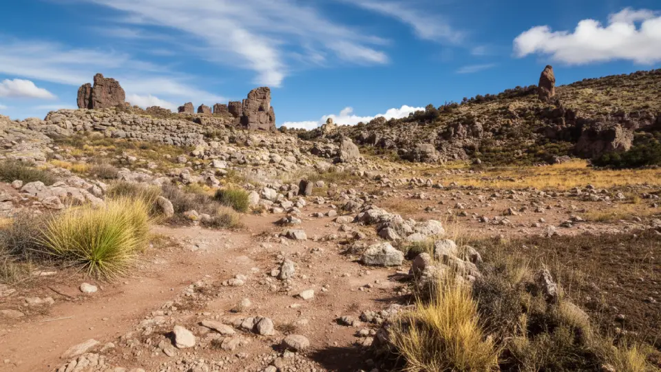 sitio arqueológico pre Inca de Huacrachucos en Huánuco Perú