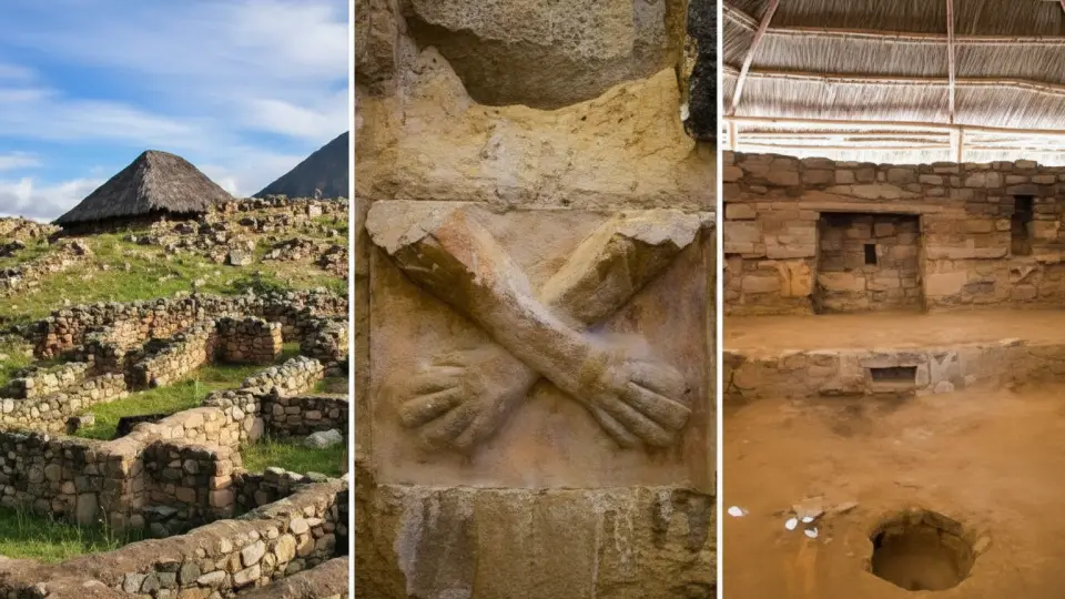 Templo de las manos cruzadas en Kotosh Huánuco Perú