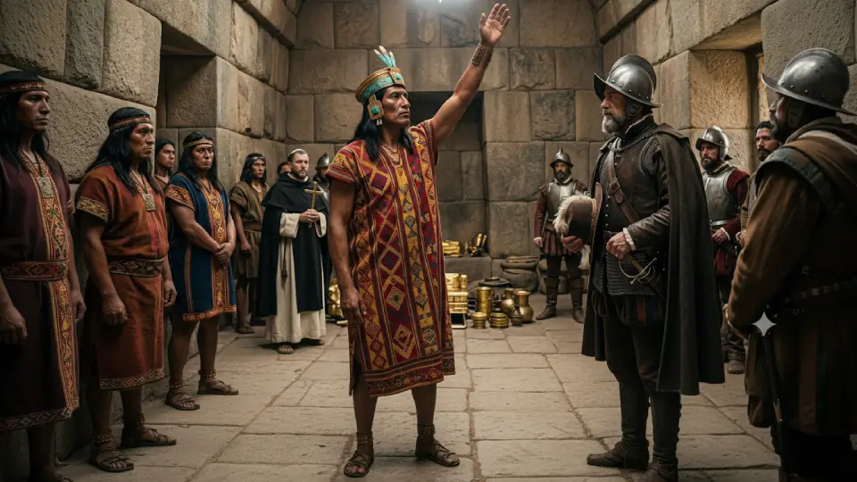 Rescate de Atahuallpa durante el Imperio Inca