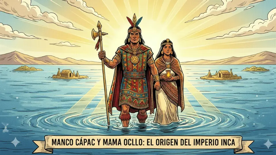 Founding legend of Cusco by Manco Cápac and Mama Ocllo