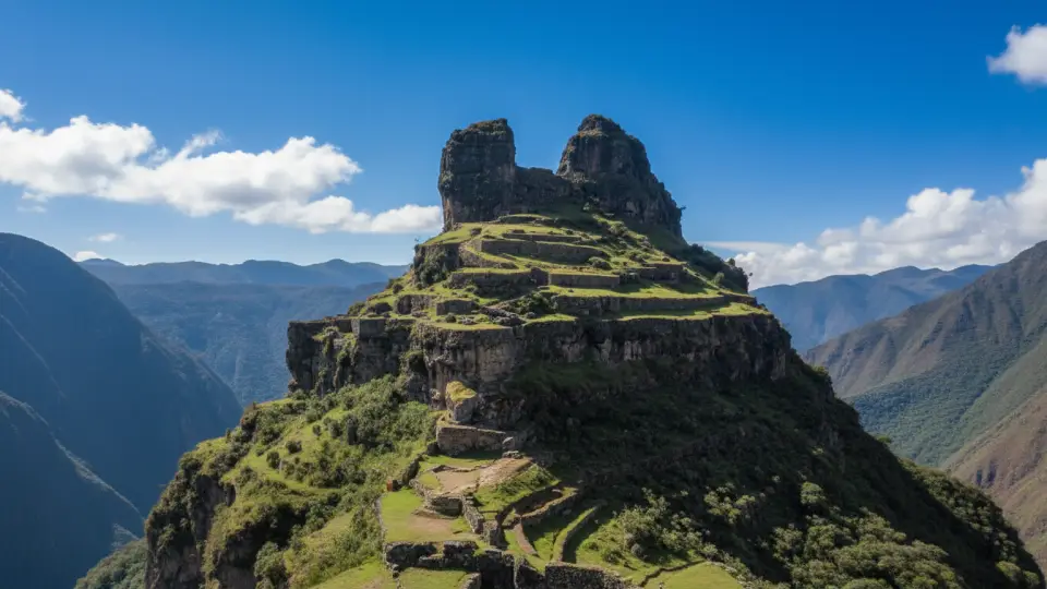 Archaeological center of Waqrapukara in the Inca Empire