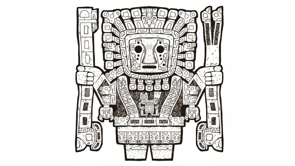Wiracocha God of the Inca Empire