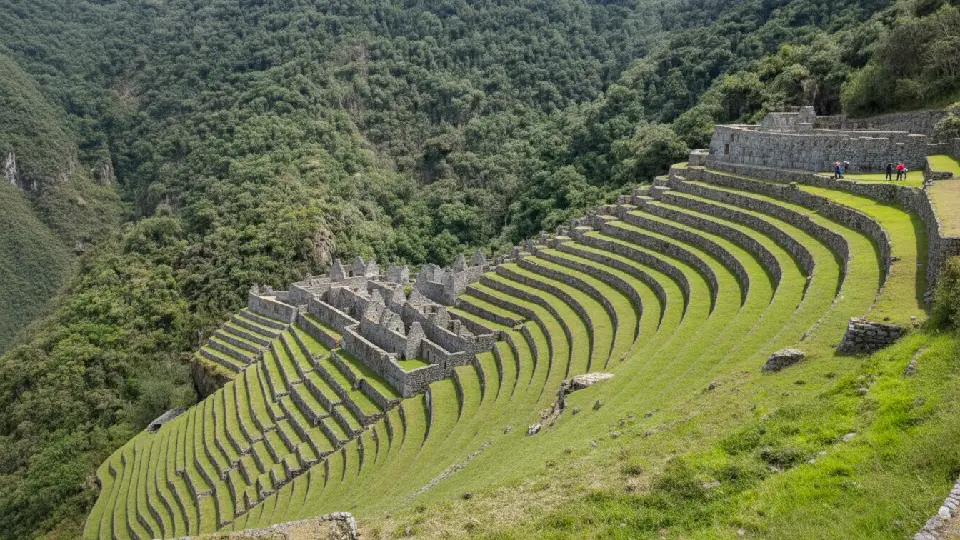 Archaeological site of Wiñay Wayna on the Inca Trail