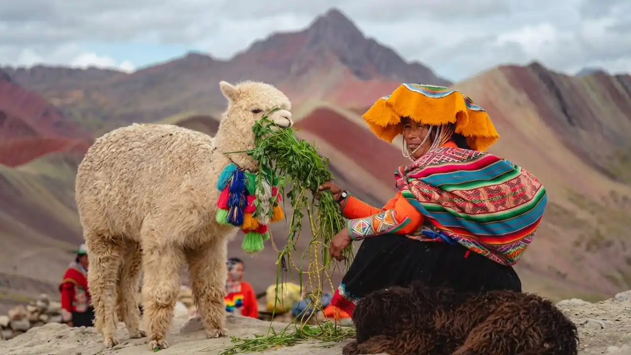 llama montaña de 7 colores Cusco