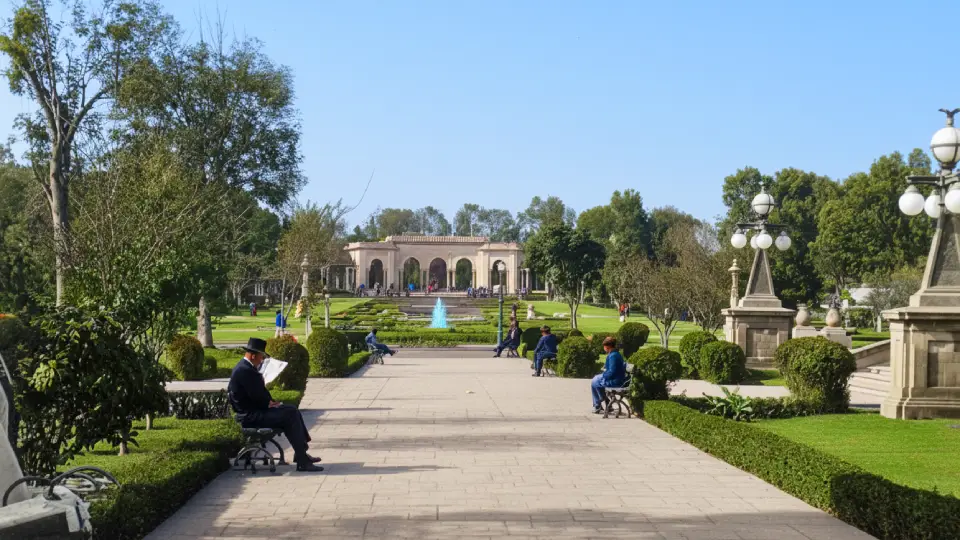 Photograph of the reserve park in 1990