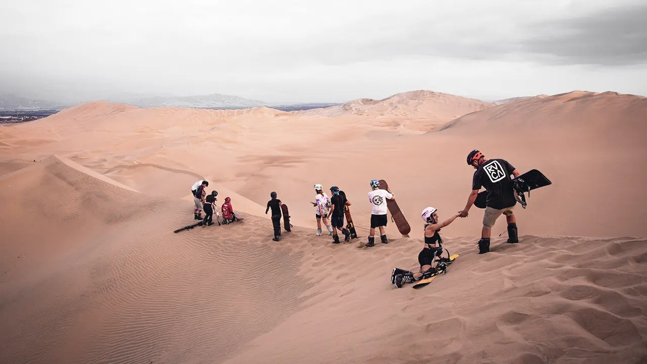 Sandboarding at Huacachina Ica