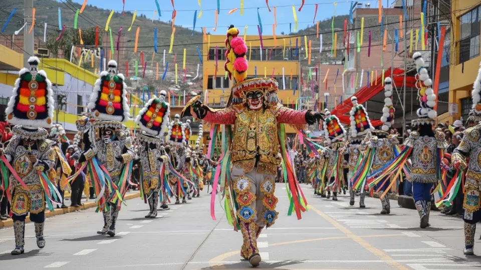 Los Negrillos dance from Huánuco, Peru