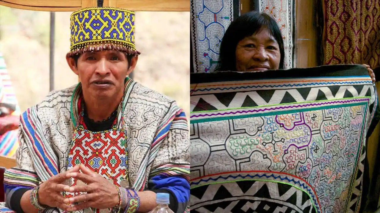 Los diseños kené se inspiran en la amazonía.
