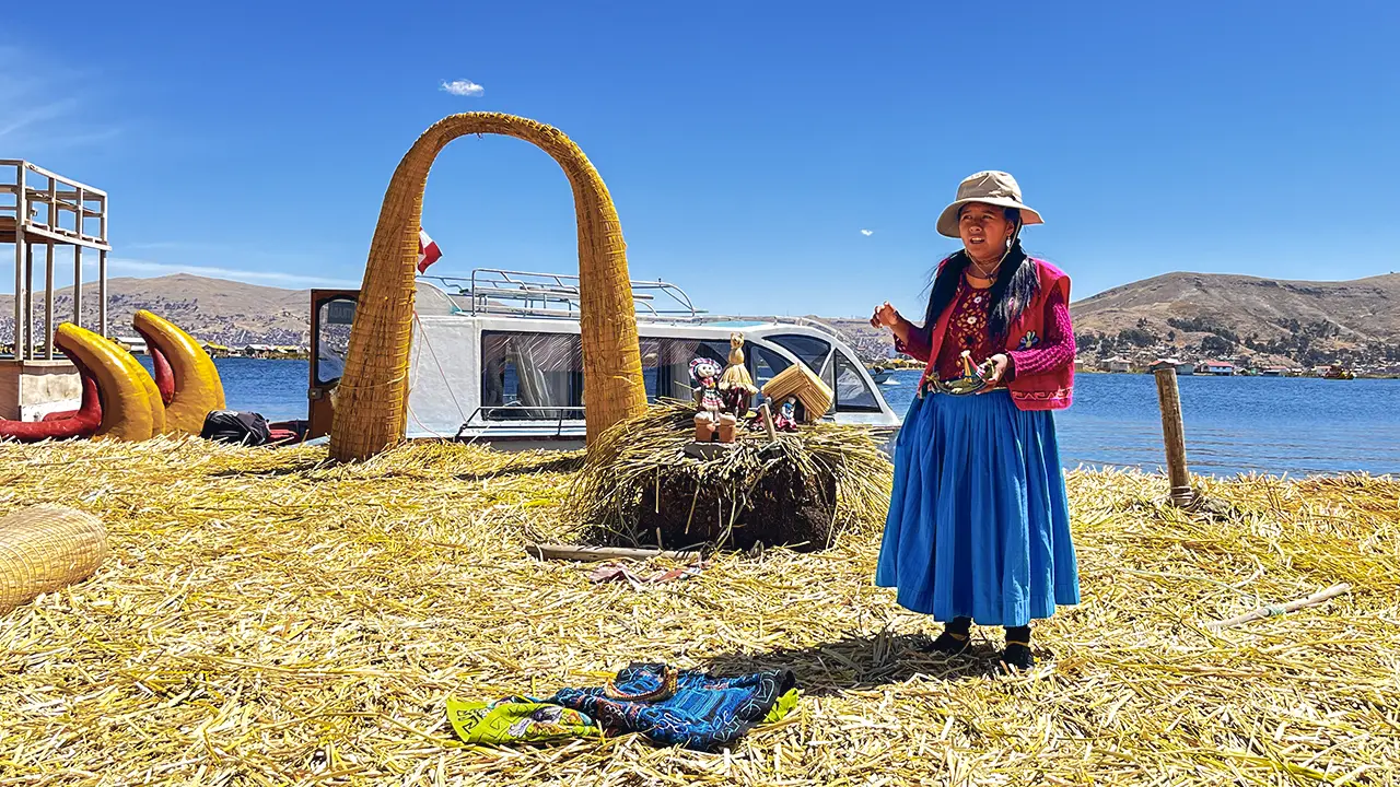 Uros floating islands tours from puno