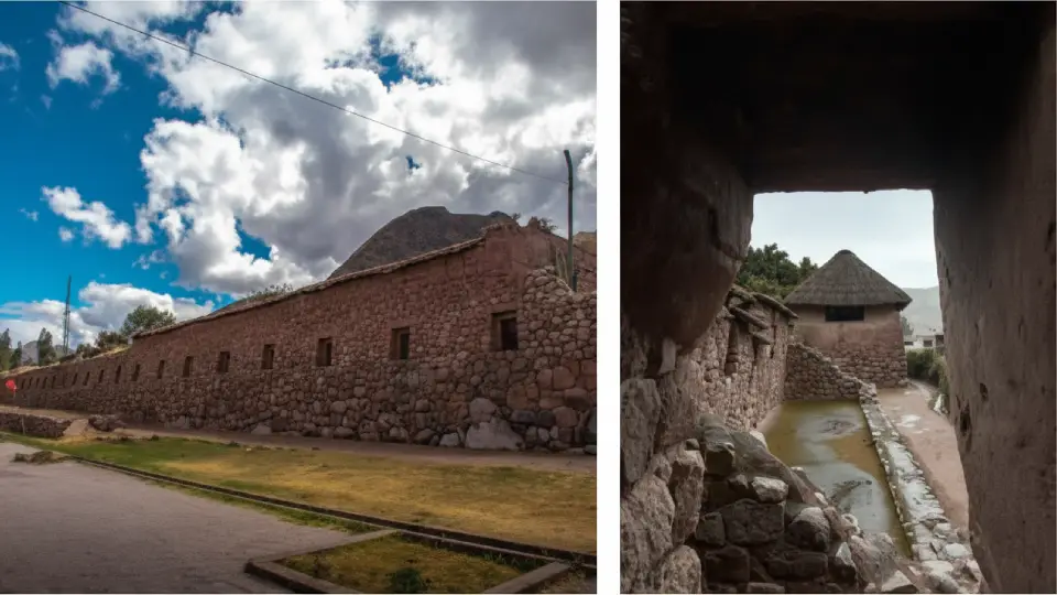 Imagen que muestra el Placio de Huayna Capac en la ciudad de Urubanba - Valle Sagrado de los Incas 