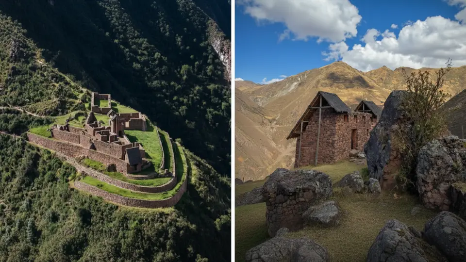 centro arqueologico que se encuentra a pocos pasos de la catarata de Perolniyoc